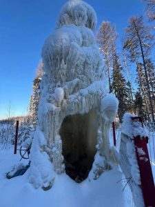 На одном из югорских месторождений обнаружили техногенный сталагмит.