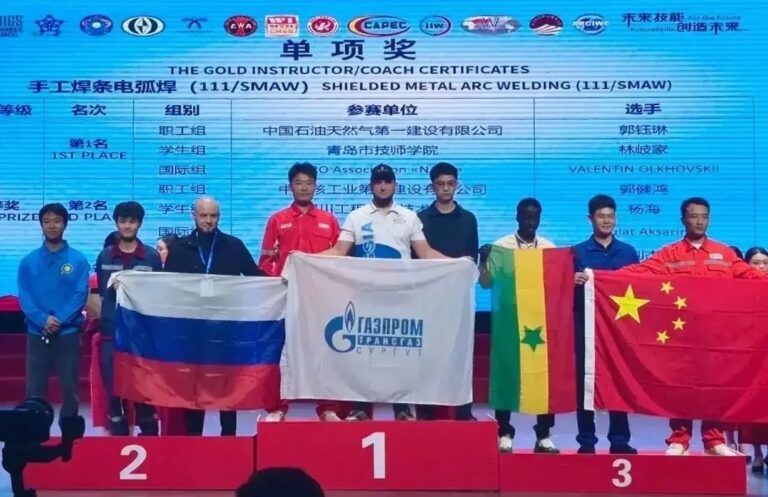 Сварщик из Югры победил на международном чемпионате в Китае